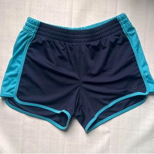 Navy and Teal Athletic Shorts